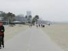 Fietspad over het strand
(Klik om te vergroten) Fietspad over het strand