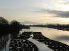 Houtvlotten in de rivier bij Vancouver
(Klik om te vergroten) Houtvlotten in de rivier bij Vancouver