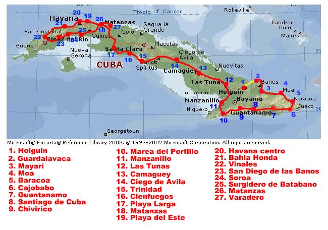 Gefietst op Cuba
