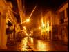 Yesterday, the rainy town