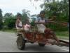 On the tractor