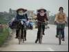 Drie dames in de handel